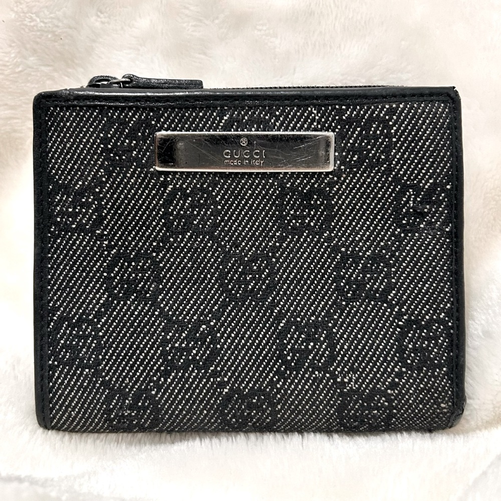 Gucci Vintage Guccissima Logo Bifold Wallet